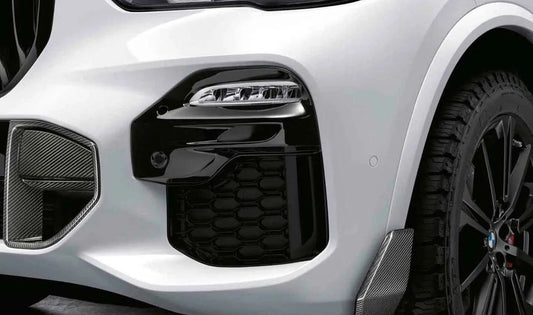 M Performance brake air inlet molding for BMW X5 G05, G18 (OEM 51112455498). Genuine BMW.