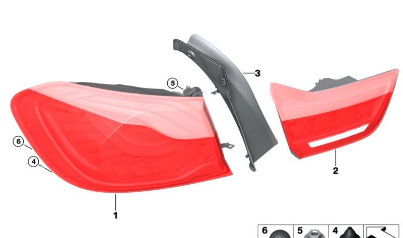 Tapa canaleta agua izquierda OEM 51498072903 para BMW F82 M4 CS y M4 GTS. Original BMW.