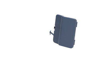 Tapa gancho remolque imprimada OEM 51122235497 para BMW E36 (316i, 316g). Compatible con versiones manual y automático, gasolina. Original BMW.