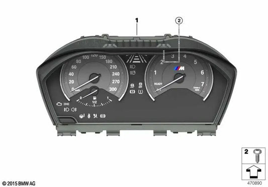 Combinazione di strumenti per BMW F87N (OEM 62107883057). BMW originale