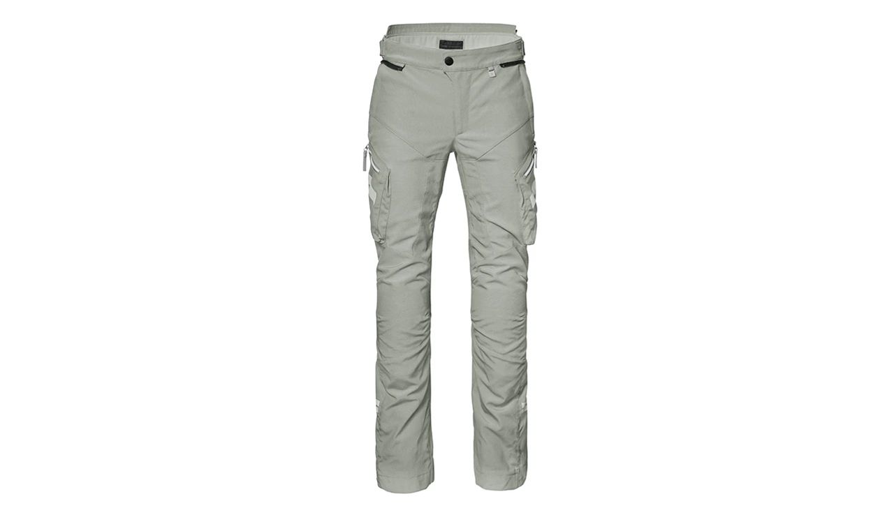 Pantalón moto verano Aravis AIR gris OEM 76117913641 para BMW Motorrad {R1200GS, R1250GS, F750GS, F850GS, S1000XR, R nineT, etc.} con protecciones extraíbles. Original BMW Motorrad.