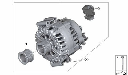 Regulador para BMW Serie 1 E81, E82, E87N, E88, Serie 3 E90, E91, E92, E93, Serie 5 E60N, E61N, Serie 6 E63N, E64N, X1 E84, X3 E83N, X5 E70 (OEM 12317561939). Original BMW