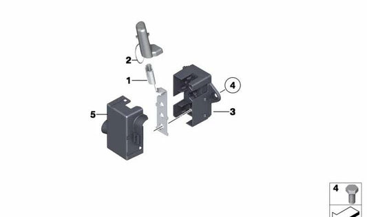 Tapa conector eléctrico OEM 61149190110 para BMW Z4 E89. Original BMW.