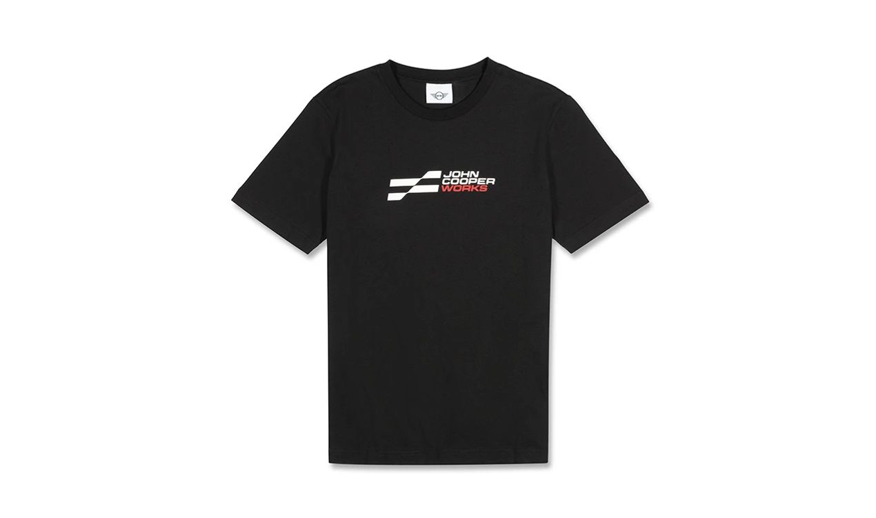 Camiseta JCW Logo para hombre negra talla XL OEM 80145B54ED3 válido para MINI Original MINI