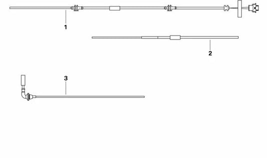 Cable adaptador OEM 12517790285 para BMW Serie 3 E46. Original BMW.