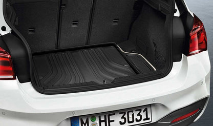 Alfombrilla maletero rígida OEM 51472359405 para BMW Serie 2 Active Tourer F45. Protege el maletero frente a suciedad y líquidos. Original BMW.