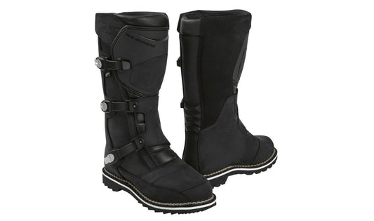Botas Venture Grip Pro Gore-Tex negras talla 42 OEM 76225A80891 para todas las motos BMW. Original BMW Motorrad.