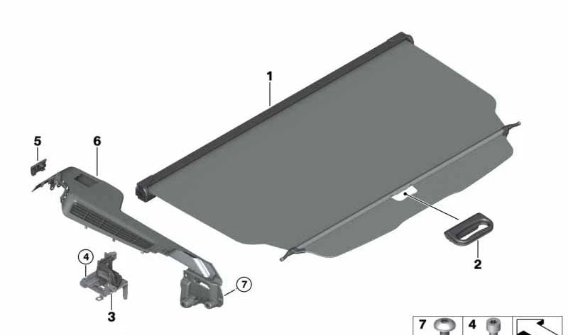 Tornillo original OEM 07149245819 de rosca autoblocante M6 para BMW F70, F22, F22N, F23, F23N, F87, F87N, F31, F31N, G31, G31N, G12, G12N, I01, I01N, U11. Pieza original BMW.