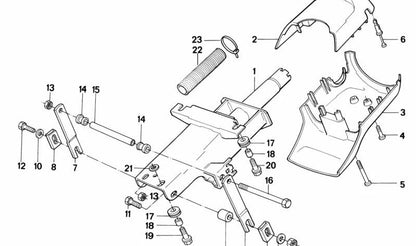 Tornillo de corte 5x15 OEM 32311158376 para BMW E30, E28, E34, E24, E32, E53. Original BMW. Ideal para fijaciones en columna de dirección y líneas de combustible.