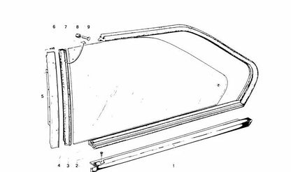Embellecedor derecho para BMW (OEM 51367441115). Original BMW.