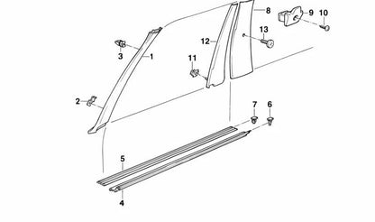 OEMA 51431911847 Kleidung für BMW E30. Original Innenzubehör BMW. Ideal zum Aufhängen von Kleidungsstücken im Fahrzeug.