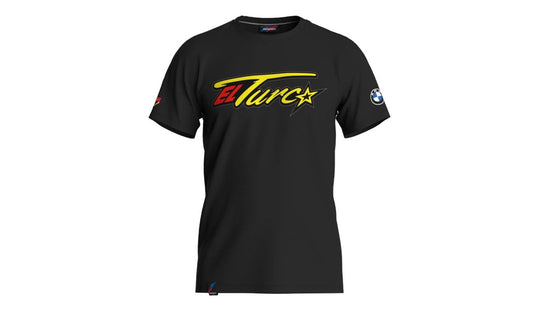 Camiseta Fan Toprak talla S negra OEM 766185678A52 para BMW Motorrad. Original BMW Motorrad.