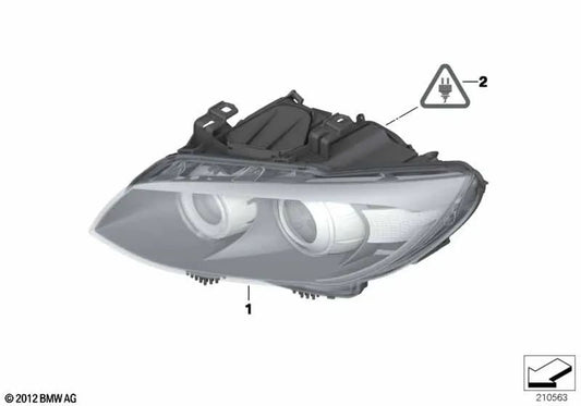 Rechts Bi-Xenon Faro für BMW 3 E92N-Serie, E93N (OEM 63117273204). Original BMW.