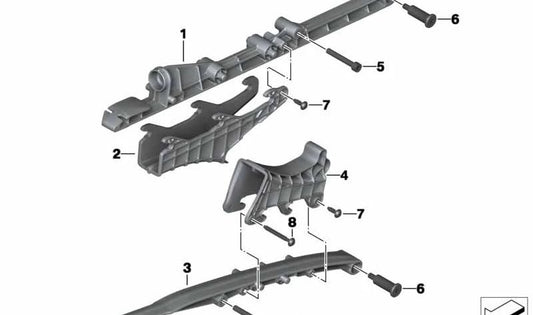Tornillo PT OEM 33358544815 para BMW Motorrad C 400 Sport, C 650 Sport, C 650 GT. Original BMW Motorrad.