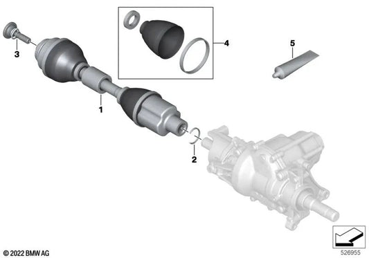 Sicherheitsring für BMW 1 F40 -Serie, Serie 2 F44, F45, F45N, F46, F46N, U06, X1 F48, F48N, F49, F49N, U11, U12, X2 F39 (OEM 27109807707). Original BMW.