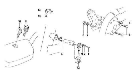 Muelle de presión OEM 32329016104 para BMW Motorrad R248 (modelos R50). Original BMW.