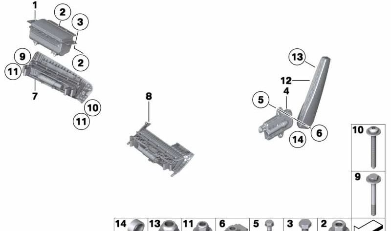 ROUND HEAD SCREW 07147117914 FOR BMW Z4 E85, E86. Original BMW.