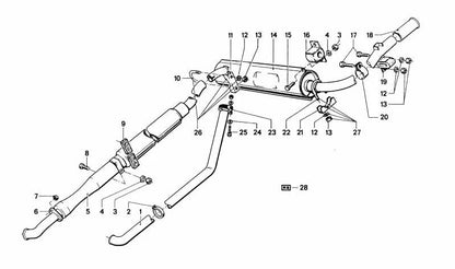 Silentblock di Escape OEM 18214690157 per BMW E9 {2,5 cs, 800 cs, 3.0 CSL, 3.0 CSI} BMW originale.