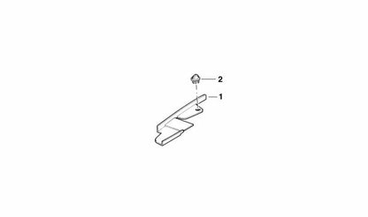 Tapón de cubierta faro OEM 51718163150 para BMW E38. Original BMW.