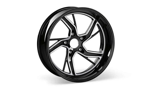 Option 719 OEM 36319898656 Roues en alliage sportif pour BMW Motorrad R Ninenet, R Nine Pure, R Ninenet Scabler, R Ninenet Racer, R Ninenet Urban G / S. BMW original Motorrad.