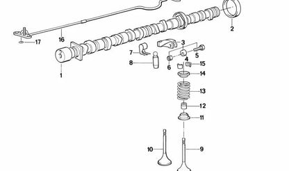 OEM camshaft 11312240863 for BMW E30, E28, E34. Original BMW replacement.