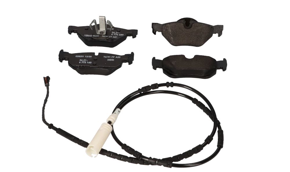 Pastillas de freno con sensor de desgaste OEM 34212409259 para BMW E84. Recambio original BMW.