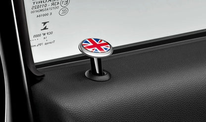 Pasadores de puerta Union Jack OEM 82292406336 para MINI F56, F55, F57, R56, Clubman, Countryman, Cabrio, Coupé, Roadster, Paceman… y más. Original MINI.