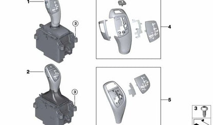 OEM change lever 61316832383 for BMW F15, F16. Original BMW.