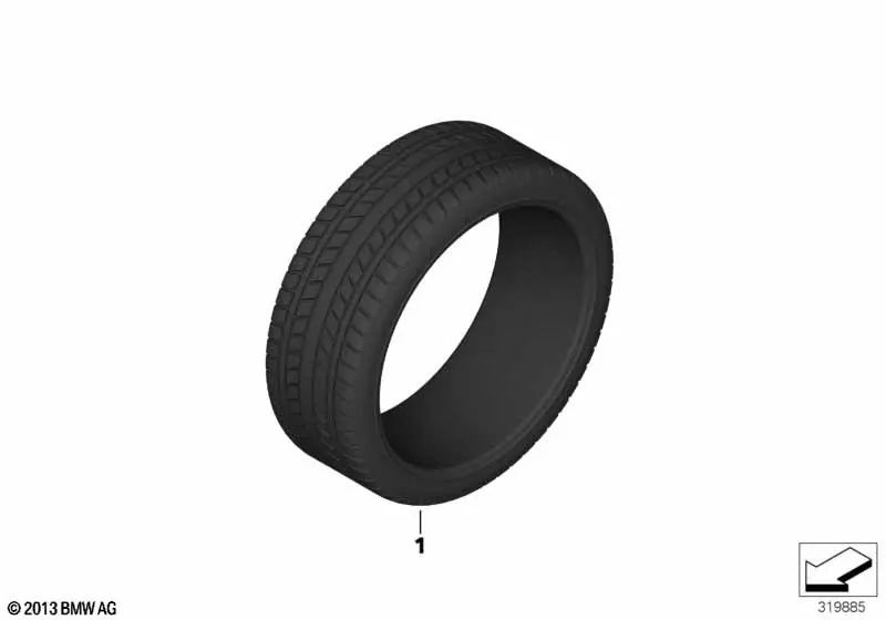 Michelin Pilot Alpin 5 pour BMW G87, G80, G80N, G81, G81N Series 4 G82, G82N, G83, G83N (OEM 36125A076B6). BMW d'origine