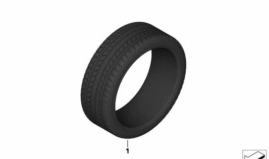 Neumático de invierno Pirelli P-Zero 275/35R19 100V OEM 36125A54B40 para BMW G87, G80, M3, Competition, CS. Compatible con modelos 2er y 3er serie. Original BMW.