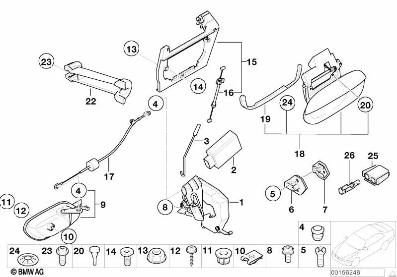 Schwarzstecker für BMW 5 E39 -Serie (OEM 61131378110). Original BMW.