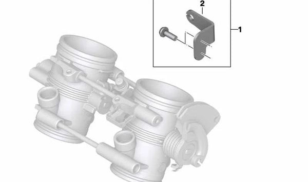 Soporte para cable del acelerador OEM 13547686369 para motos BMW F 650 GS, F 650 GS Dakar, G 650 GS, G 650 X... y más. Original BMW Motorrad.