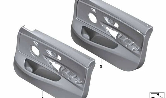 OEM 51417347101 Painel de porta de couro frontal esquerdo para BMW F36. BMW original.