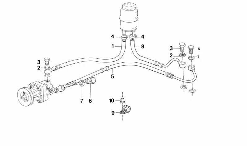 Ansaugleitung para BMW (OEM 32411137453). Original BMW.