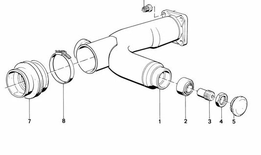 Basculante trasero OEM 33171452094 para BMW Motorrad R 100 RS, R 100 RT, R 65 TIC, R 80, R 80 RT, R 65. Original BMW.