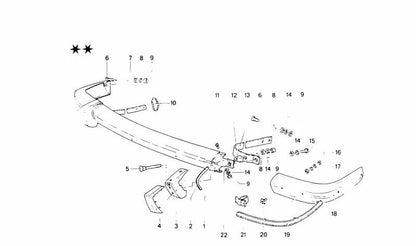 Soporte izquierdo paragolpes OEM 51111815493 para BMW 2002, 2002tii, 2002 Turbo, 1602, 1502, Touring {E10}. Original BMW.