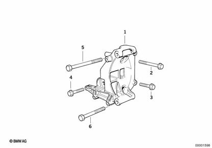 Support moteur OEM 12311247646 pour BMW E36, E46, Z3. Véritable BMW.