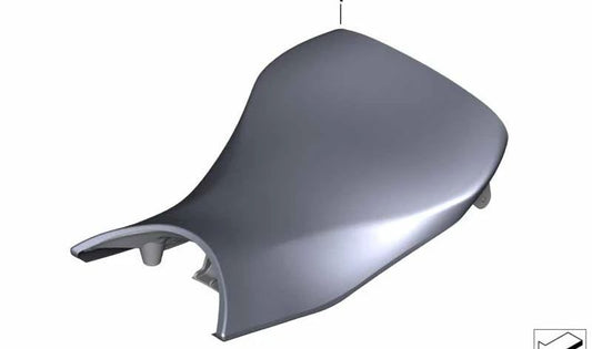 Panca sedile posteriore OEM 52538569714 per BMW Motorrad S1000RR (K67), M1000RR (K66). BMW Motorrad originale.