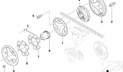 OEM Clutch Plate Spring 11361436722 for BMW (Compatible Models: E36, E46, E39, E60, E61, E38, E65, E66, E83, E53, Z3, E85). Genuine BMW.