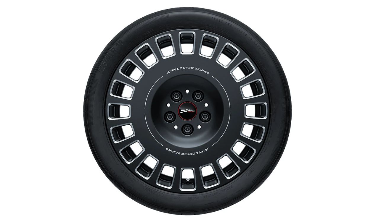 Jante de alumínio 7.5Jx18 ET50 Frozen Midnight dois tons OEM 36115A68603 para MINI Cooper J01, MINI Aceman J05… e muito mais. MINI originais.