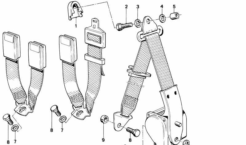 Arandela separadora OEM 72111859876 para BMW E30, E12, E28, E24, E23. Pieza original BMW.