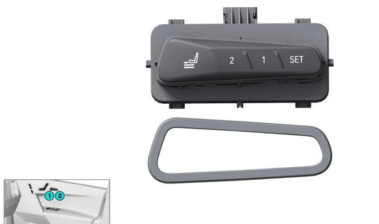 Seat function control unit left for BMW i I20 (OEM 61315A50F52). Original BMW