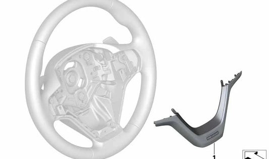 Decorazione per il volante per BMW F15, F16 (OEM 32307850357). BMW originale