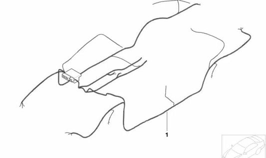 Main wiring (electrical harness) OEM 61116905554 for BMW E46. Original BMW.