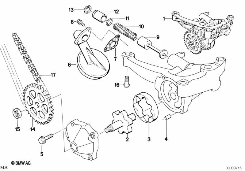 Válvula de control para BMW E36, E39, E38 (OEM 11411703948). Original BMW