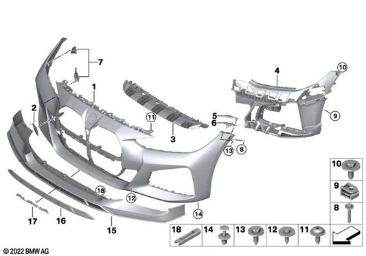 Engine Compartment Shield Adapter for BMW G26 (OEM 51118078615). Original BMW.