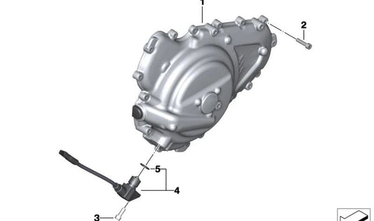 Coperchio sinistro OEM 11267729690 per moto BMW C 600 Sport, C 650 GT. BMW Motorrad originale.