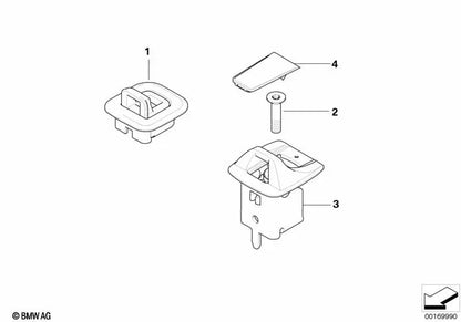 Tapa de cubierta para BMW E82, E90, E90N, E92 (OEM 72149133980). Original BMW