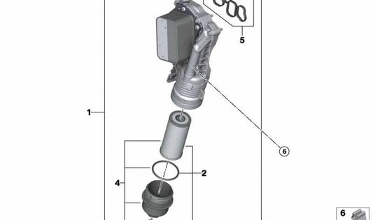 Closing plug for BMW 1 Series F40, F52, 2 Series F44, F45N, F46, F46N, X1 F48, F48N, F49N, 11428593189). Genuine BMW