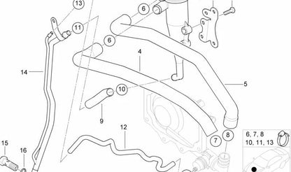 Arandela de Sellado para BMW E36, E34, E53, E52 (OEM 13821432344). Original BMW